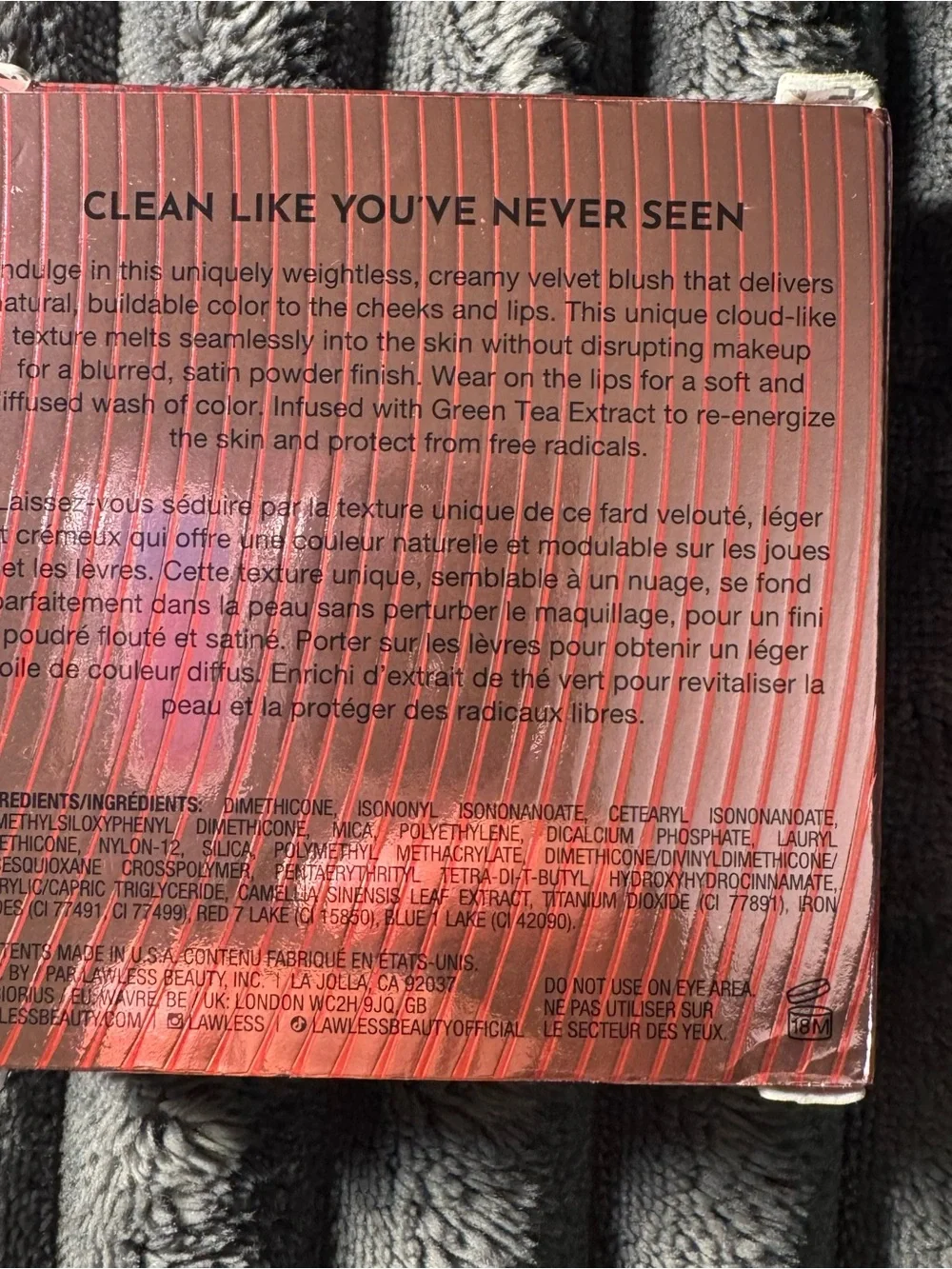 LAWLESS Pinch My Cheeks Soft-Blur Cream Blush-shade 